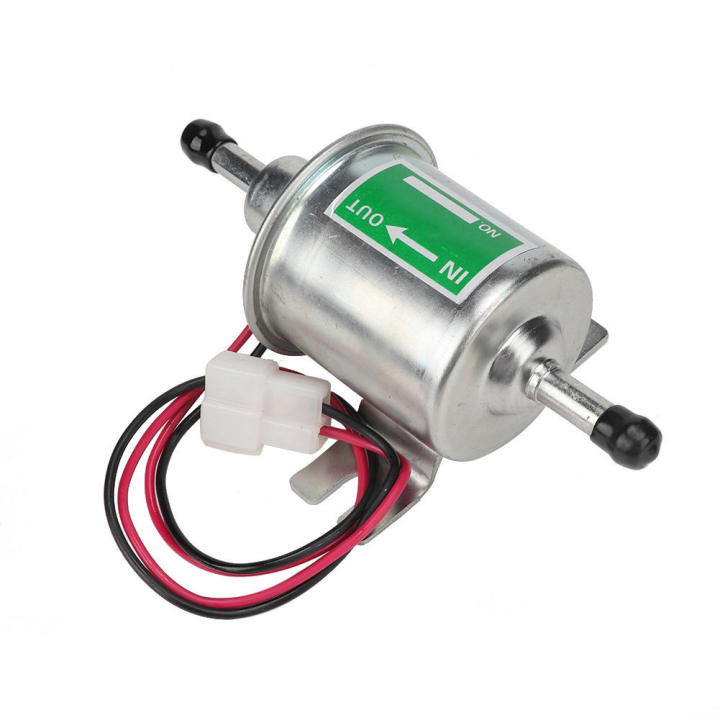 universal-ปั้มติ๊ก-น้ำมัน-12v-car-universal-fuel-pump-boat-electric-fuel-pump-in-line-filter-petrol-diesel-replacement-silver-silver