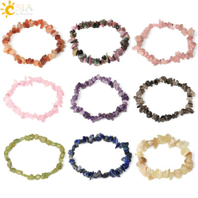 Multicolor Natural Snowflake Rubble Crystal Bracelet Blue Gold Bracelet Women S Natural Stone Bracelet