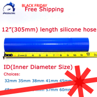 12" Length Straight General Silicone Coolant Intercooler Tube Hose ID 32MM 35MM 38MM 41MM 45MM 48MM 51MM 54MM 57MM 60MM