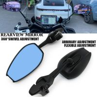 For BMW C400X C400GT C400 X GT C400X 400 GT All Years CNC Aluminum Motorcycle Rearview Mirrors Blue Anti-glare Mirror Mirrors