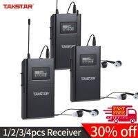 TAKSTAR WPM-200R/200 Wireless Audio System Receiver LCD Display 6 Selectable Channel 50m Transmission Distance In-Ear Headphone Projector Mounts