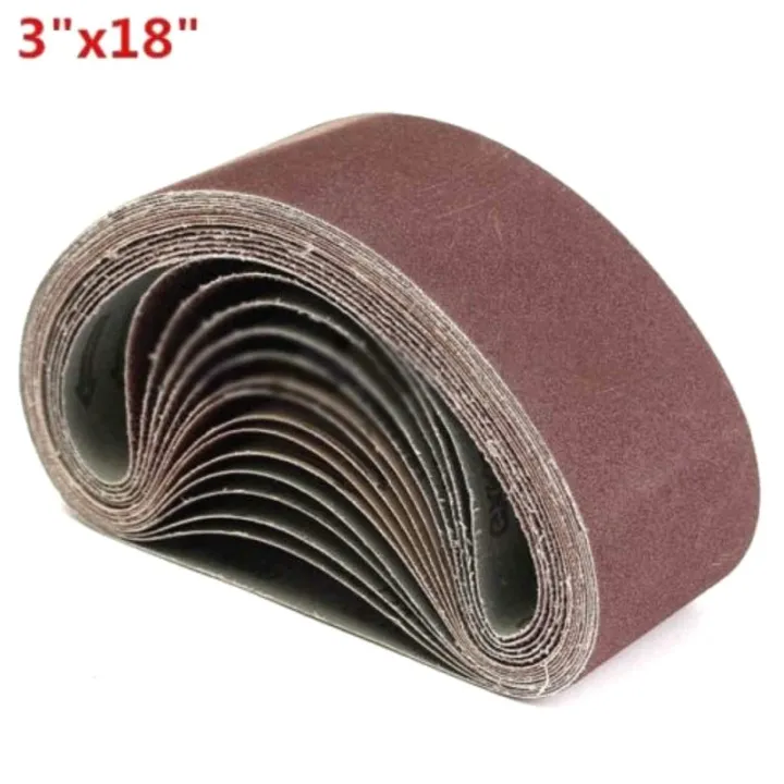 10ชิ้น75x45-7มม-กระดาษทรายสายพานอะลูมิเนียมออกไซด์40-1000อุปกรณ์เสริมพลังงาน