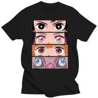 Demon Eyes anime Character Print T Shirts Mens Creativity Quality T Shirt Fashion Brand Clothing Cartoon Loose Mens Tee Clothing XS-6XL
