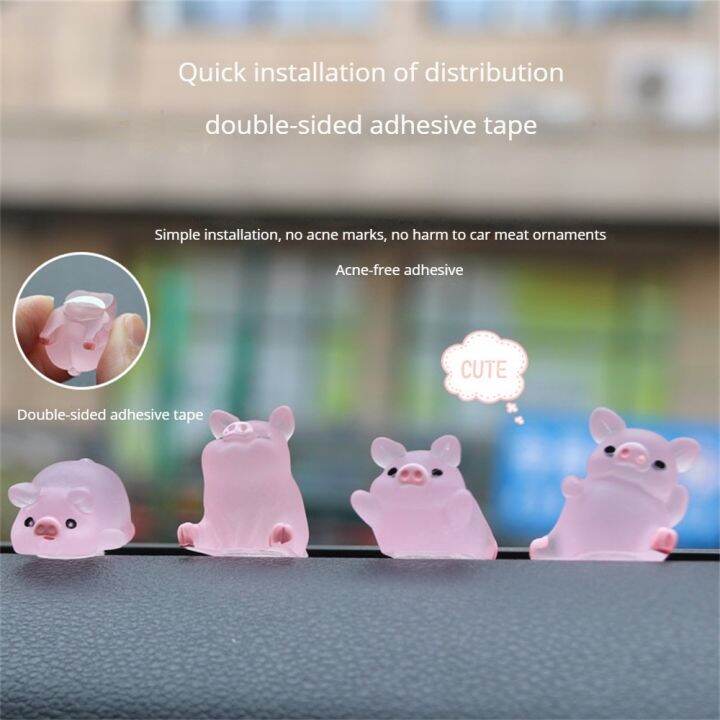 cc-resin-pig-car-dashboard-dolls-figures-garden-decoration-cartoon-color-chick-ornaments-gifts