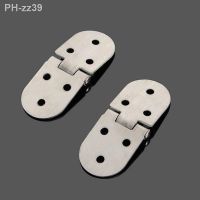 2pcs 201 Stainless Steel 180 Degree Plane Folding Table Hinge Cabinet Door Hinges Flat Furniture Fittings Hardware Accessories