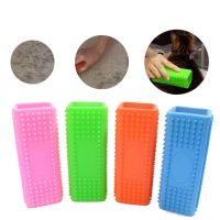 4 Colors Pet Silicone Brush Comb Dog Hair Removal Comb Depilation Efficient And Convenient Dog Cat Cleaning Helper Brushes  Combs