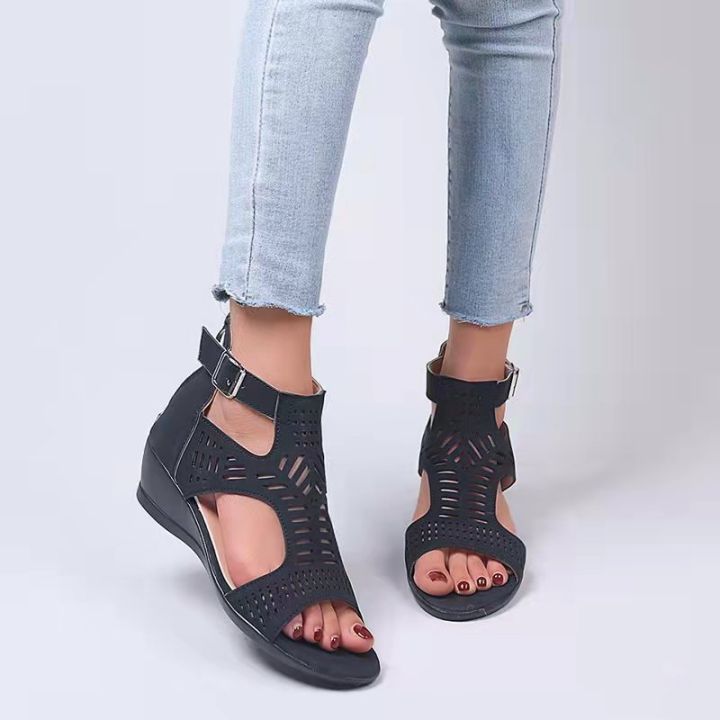 2022-new-summer-sandals-woman-wedge-sandals-women-casual-round-toe-retro-soft-breathable-openwork-women-sandals-large-size-35-43