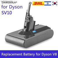 For dyson V8 battery 6800mAh 21.6V Battery For Dyson SV10 Battery Absolute Animal Li ion Vacuum Cleaner Rechargeable BATTERY L30 bawjls159