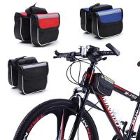 2023 NEW Hot Sale Bicycle Front Handlebar Bag Bike Pannier Saddle Tube Bag With Double Pouch Portable Storage Outdoor Cycling Accessories