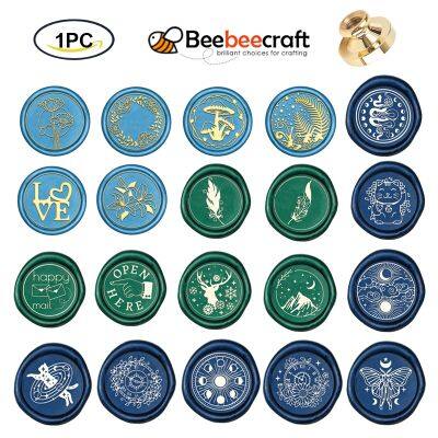 ⊙✁ 1PC Moth Full Wax Seal Stamp Vintage Craft Sealing Stamp Head For Cards Envelope Wedding Invitations Gift Packaging Scrapbooking