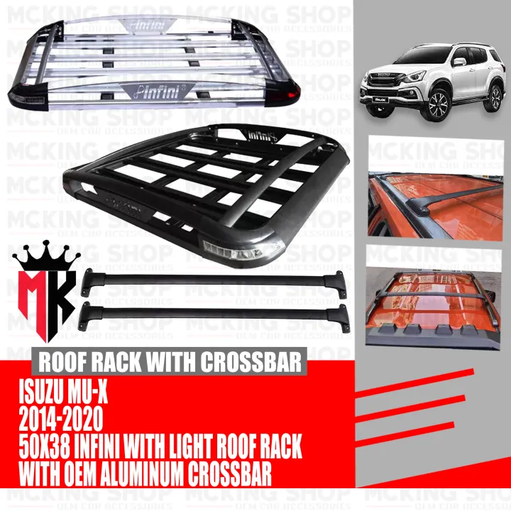 Isuzu Mu-x / Mux 2014-2020 INFINI with Light 50x38 Roof Rack / Roofrack ...