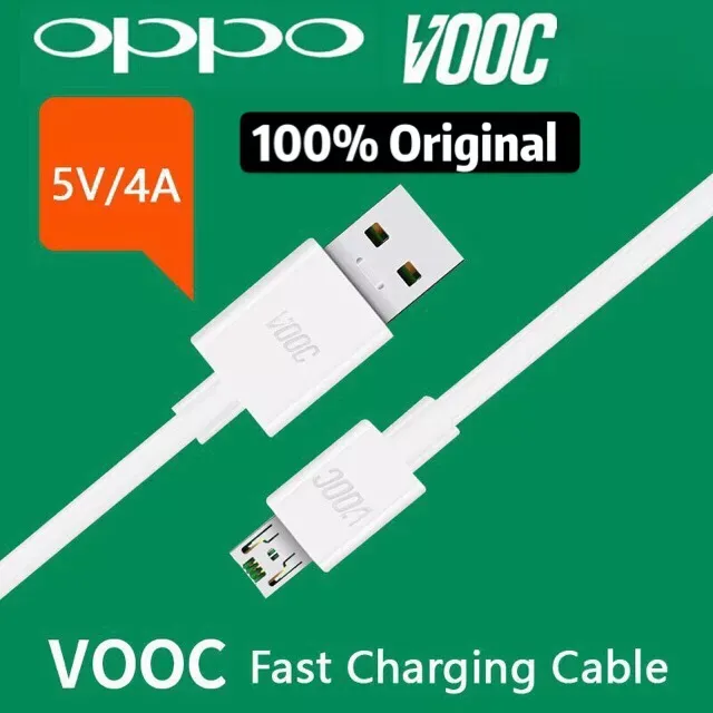 Chargeur USB Rapide OPPO VOOC AK779 5V4A Câble MicroUSB 4A – Télé