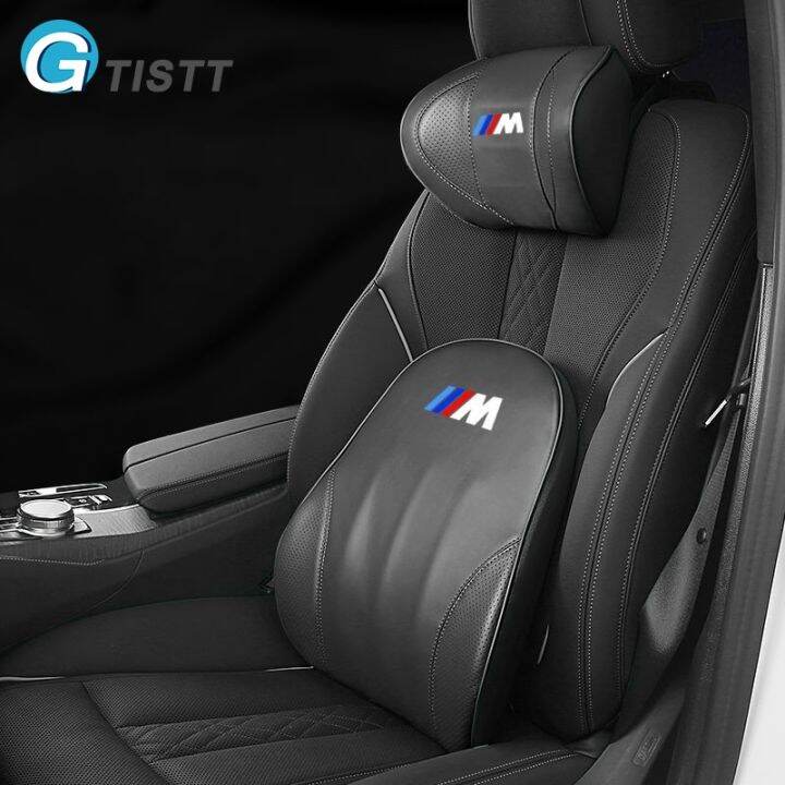 hot-gtistt-สำหรับ-bmw-m-หมอนรองคอในรถ-เบาะรองหลังรถยนต์-หมอนรองคอในรถยนต์-หนังpu-หมอนรองคอรถยนต์-หมอนลองคอรถยนต์-ที่รองคอในรถ-ของแต่งรถยนต์-แต่งรถภายในรถยนต์-สำหรับ-bmw-g20-f30-m2-2-f10-x2-e90-x1-e46-