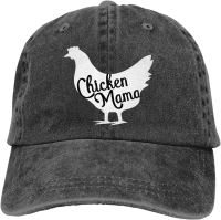 Chicken Unisex Baseball Cap Adjustable Vintage Washed Cotton Denim Distressed Dad Hat for Outdoor Activities Men Women