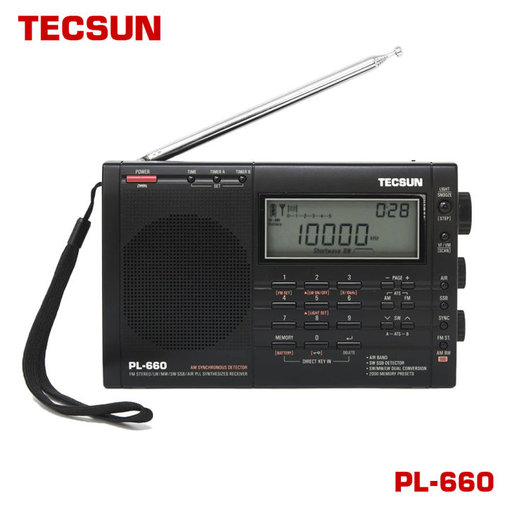 tecsun-pl-660วิทยุssb-vhf-air-bandวิทยุเครื่องรับสัญญาณfm-mw-sw-lwวิทยุmultiband-dual-conversion-internetวิทยุพกพา