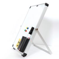 Small Desktop Dry Erase Board Portable Small Magnetic Double Sided Whiteboard Easel for Kids to Do List White Board for Home Office School