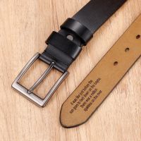 ๑☈❂ Custom Genuine Leather For Men 39;s High Quality Buckle Jeans Casual Belts Business Cowboy Fashion Waistband Male Designer Gift