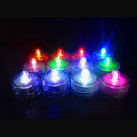 (สุ่มสี) ไฟตู้ปลากันน้ำอิเล็กทรอนิกส์ประหยัดพลังงาน LDE แสงที่มีสีสันโคมไฟดำน้ำสีเขียวขุ่นแสงพิพิธภัณฑ์สัตว์น้ำขนาดเล็กเติมแสง