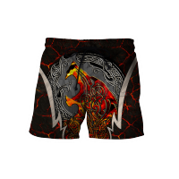 Men Beach Shorts Viking Gifts Yggdrasil – Norse 3D Printed Mens Shorts Quick Drying Beach Shorts Summer Beach Swim Trunks