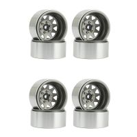 8PCS Wagon 1.9 Metal Beadlock Wheel Hub Rim for 1/10 RC Crawler Axial SCX10 90046 TRX4 D90,2