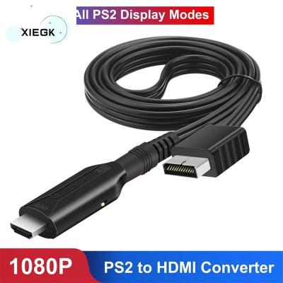 XIEGK อะแดปเตอร์อินเตอร์เฟซการส่ง รองรับ HDMI ตัวแปลง HDMI สายเคเบิล HDMI ตัวแปลงวิดีโอเสียง สำหรับโหมดการแสดงผล PS2ทั้งหมด PS2ไปยังสาย HDMI สายอะแดปเตอร์แปลง ตัวแปลง PS2เป็น HDMI อะแดปเตอร์ PS2เป็น HDMI