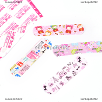 sunkepo6392 50pcs ความหลากหลายของรูปแบบตกแต่งผ้าพันแผลการ์ตูนน่ารักวงดนตรีช่วย