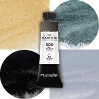 MAIRTINI 15ml Artist White/Black/Gold/Silver Watercolor Paint Tube Metallic Water Color For Painting Art Supplies