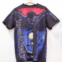 เสื้อวงIron maiden ลายโอเวอร์ปริ้น สไตล์วินเทจ สกรีนทั้งตัว ผ้านอก เสื้อOVP เสื้อวินเทจญี่ปุ่น เสื้อโอเวอร์ไซส์ เสื้อวงดนตรีต่างประเทศ เสื้อวงร๊อค เสื้อวงทัวร์