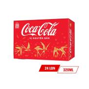 QUÀ TẶNG KHÔNG BÁN - Thùng 24 Lon Nước Giải Khát Coca-Cola vị Nguyên Bản