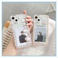 [ส่งสินค้าภายใน 24 ชั่วโมง]การ์ดเคสไอโฟน111213 14 Pro max สไตล์การ์ตูน เคสใส่บัตรใส่การ์ดรูป Case For Apple11 เคส 14 13,12,11,12promax,13promax,7+,8+