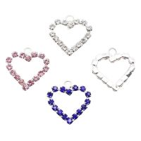 【YF】 10Pcs Heart Rhinestones 18mm  Fashion Jewelry Handwork Decoration Accessories For Earrings necklaces and other pendants