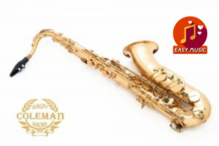 แซกโซโฟน-saxophone-alto-coleman-clc-555a-matt-gold-plated