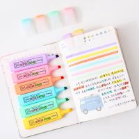 【cw】 Color Highlighter Multicolor Markers for Marking Kawaii School Supplies Stationery ！
