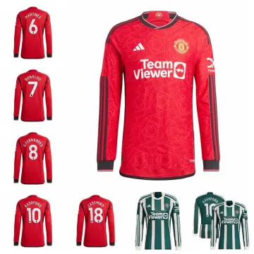 Manchester United EPL adidas Home Shirt 2023-24 with Martinez 6 printing