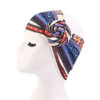 【CW】 New African Print Pattern Stretch Cotton Headband Sport Hair Bands Ladies Bandage Fashion Accessories