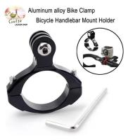 Aluminum alloy Bike Clamp Bicycle Handlebar Mount Holder Adapter for GoPro Hero 11/10/9/8/7/6/5/4/3 /SJCam/YI อะแดปเตอร์อลูมิเนียมยึดจักรยาน Handlebar จักรยานภูเขาถือ สำหรับ GoPro SJCam YI