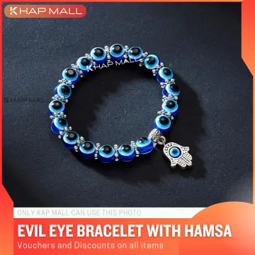 fcity.in - Evil Eye Star Hand Braceletblue Evil Eye / Shimmering Colorful