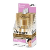 ลอรีอัล ยูวี เซรั่มกันแดด ไบรท์ แอนด์ เคลียร์ SPF50+ 5.5 มล. x 6 ซองLoreal Paris UV Defender Serum Bright &amp; Clear SPF50+