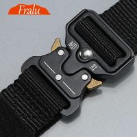 Nylon belt men outdoor hunting metal tactical belt multi-function alloy buckle high quality Marine Corps canvas belt for men