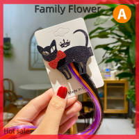 Family Flower Flash Sale กิ๊บติดผมฮาโลวีนน่ารักของขวัญผีการ์ตูนของขวัญวันฮาโลวีนเครื่องประดับคอสเพลย์แม่มดขนาดเล็ก