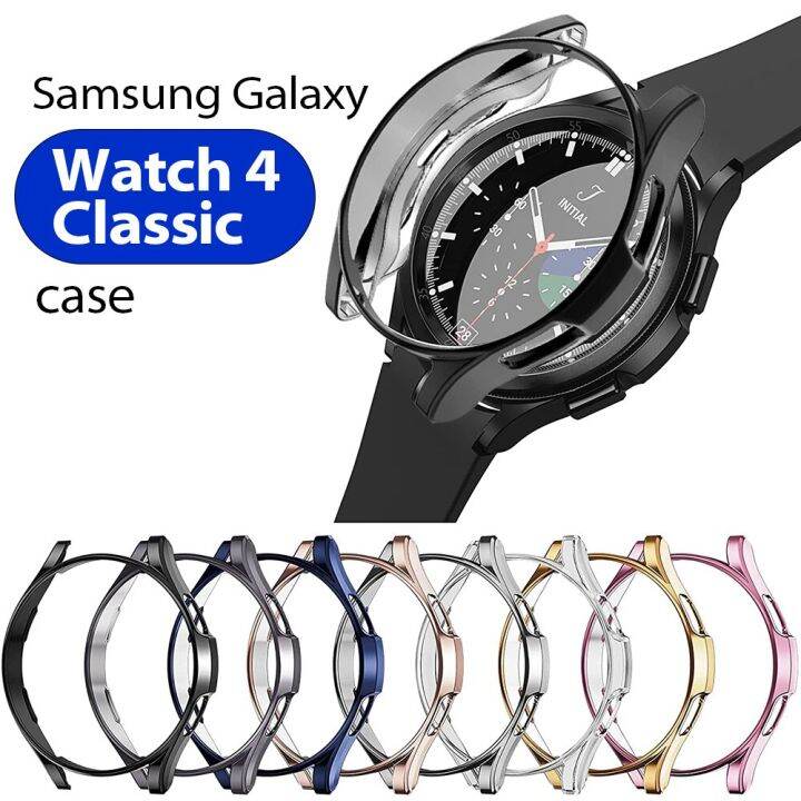 เคสสำหรับ-samsung-galaxy-watch-4แบบคลาสสิกซิลิโคนกันกระแทกและตัวป้องกัน-watch4เคส-galaxy-46มม-42มม-2021