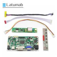 Latumab Board Kit for LP141WX3 TL B1 / LP141WX3 TL B2 / LP141WX3 TL B4 HDMI+DVI+VGA 14.1 LCD LED LVDS Screen Controller Board Cables