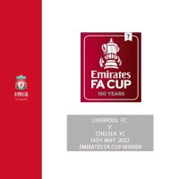 shot goods ADD liverpool EMIRATES FA CUP WINNER patch ， Hot-pressed adhesive armband patches