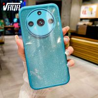 เคสโทรศัพท์ VRQR สำหรับ OPPO Realme 11 Pro Plus 5G เคสกันกระแทกกล้องรวมทุกอย่างใสไล่ระดับเคสลายกากเพชร