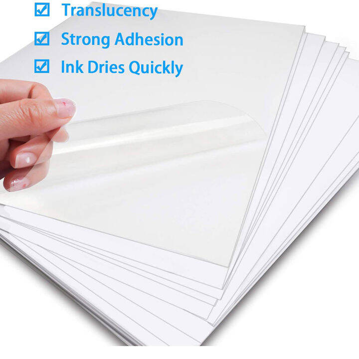 20-sheets-self-adhesive-clear-sticker-a4-transparent-vinly-printing-paper-pet-waterproof-label-sticker-for-laser-inkjet-printer