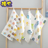 ⊙۩◘ Baby High-density Cotton Soft Absorbent 6-layer Gauze Childrens Face Towel Cartoon Bubble Childrens Toalhas De Banho полотенце