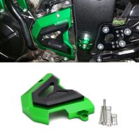 เครื่องป้องกันฝาครอบป้องกันห่วงโซ่เฟืองด้านหน้ารถมอเตอร์ไซด์ CNC สำหรับ Kawasaki Ninja 250 Z250 250R NINJA300 300R Z300 2013 2014 2015