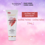 Kem dưỡng da Body WHISIS Premium Collagen Whitening 200ml SPF50+ Pa+++ bổ