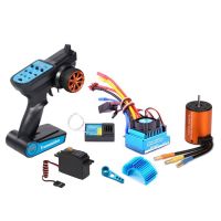 Brushless Upgrades Kit Motor ESC Receiver Remote Controller Servo Set for WLtoys 12428 12423 FY-03 RC Car Spare Parts