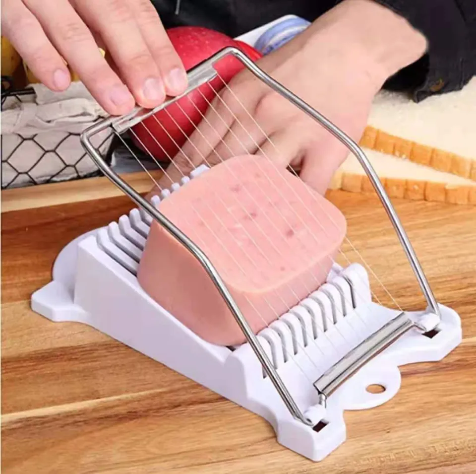 Spam Slicer,Multipurpose Luncheon Meat Slicer,Stainless Steel Wire